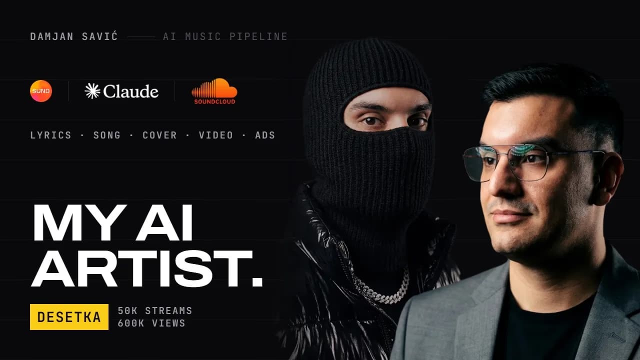 Titelbild des Artikels: Ein KI-Musikprojekt in sechs Phasen: Suno, Claude und Higgsfield